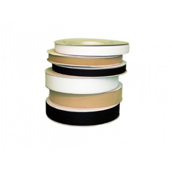 Fabrication Enterprises 1.5 in. Cloth Hook and Eye Loop, 25 yards Dispenser Box, Tan 24-7005T - main